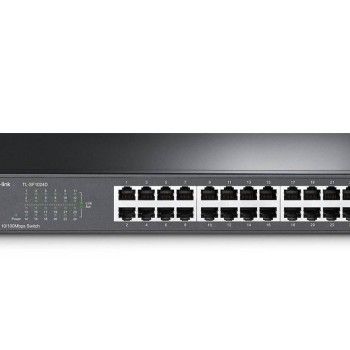 Switch TP-LINK 24 Puertos Fast Ethernet No Administrado Modelo TL-SF1024D