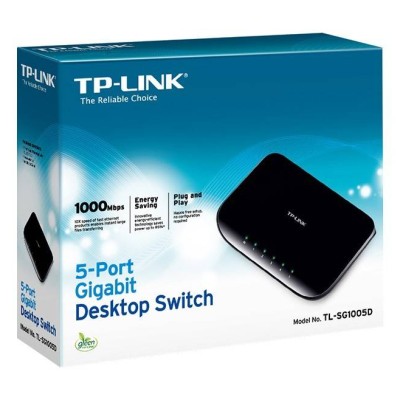 Switch Tp Link Sg1005D 5 Puertos Gigabit No Gestionado - TL-SG1005D