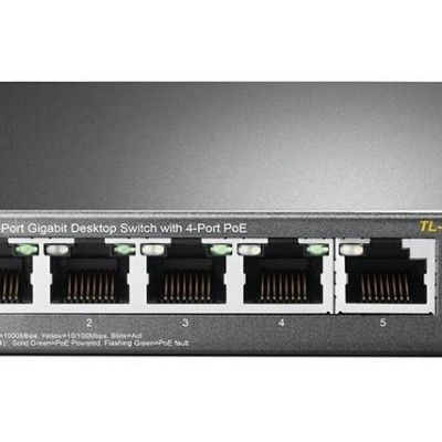 Switch Tp Link Sg1005P 5 Puertos Gigabit No Gestionado - TL-SG1005P