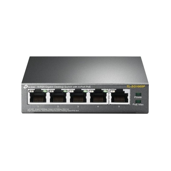 Switch Tp Link Sg1005P 5 Puertos Gigabit No Gestionado - TL-SG1005P