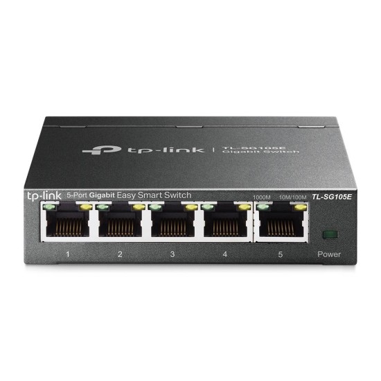 Switch Tp Link Tl Sg105E 5 Puertos Gigabit No Gestionado - TL-SG105E