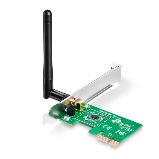 Tarjeta de Red TP-LINK - PCI-Express - 2.4 ~ 2.4835 GHz - 150 Mbit/s - 1 Antena Externa - TL-WN781ND