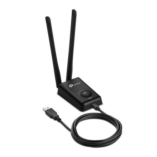 Adaptador Usb Inalámbrico Tp Link Tl Wn8200Nd Alta Potencia N 300Mbps Negro - TL-WN8200ND