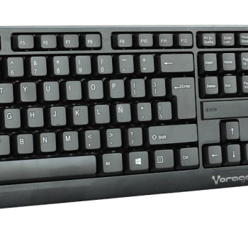 Kit Vorago Teclado y Mouse KM 302 Inalámbrico Negro - AC395896-1