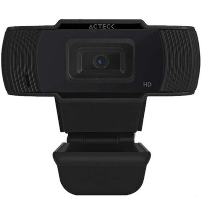 Cámara Web Acteck WM20 - 1280x720 - USB - Micrófono - Negro - AC-931250
