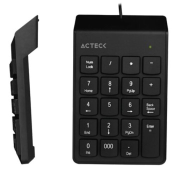 Teclado Numérico Acteck Inspire TN220 - Alámbrico USB - Negro - AC-932622 Teclado Numérico Acteck Inspire TN220 - Alámbrico USB - Negro - AC-932622