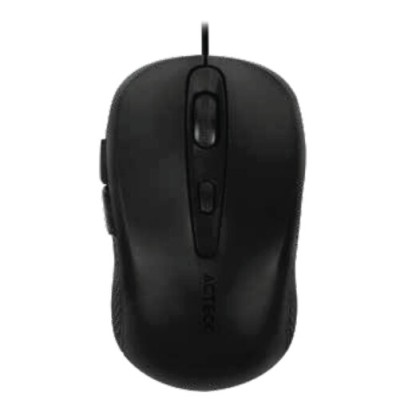 Mouse Acteck Optimize MM271 - Alámbrico - USB - 5 Botones - Negro - AC-932646