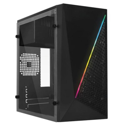 Gabinete Gamer Acteck Kioto GC460 - Micro Torre - Micro-ATX/Mini-ITX - Fuente 500W - Panel Lateral - AC-933070