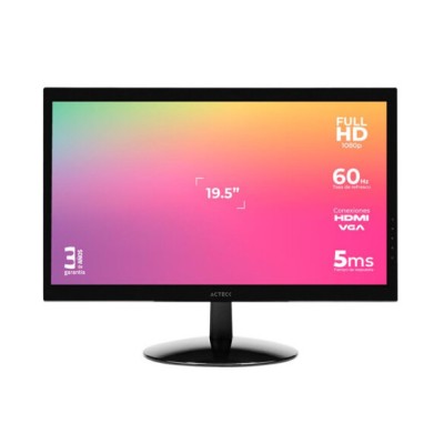 Monitor Acteck Captive Brite SP195 - 19.5" - HD+ - HDMI - VGA - AC-933865 Monitor Acteck Captive Brite SP195 - 19.5" - HD+ - HDMI - VGA - AC-933865