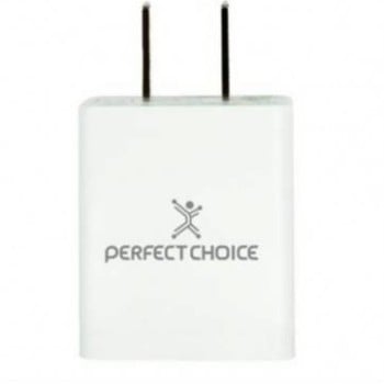 Adaptador De Corriente Perfect Choice Pc 240372 Carga Rápida 2.4 A Blanco - PC-240372