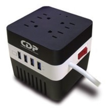 Regulador de Voltaje CDP AVR 600VA 4 Contactos - Modelo RU-AVR604 Regulador de Voltaje CDP AVR 600VA 4 Contactos - Modelo RU-AVR604
