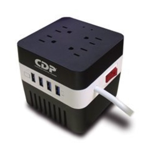 Regulador de Voltaje CDP AVR 600VA 4 Contactos - Modelo RU-AVR604