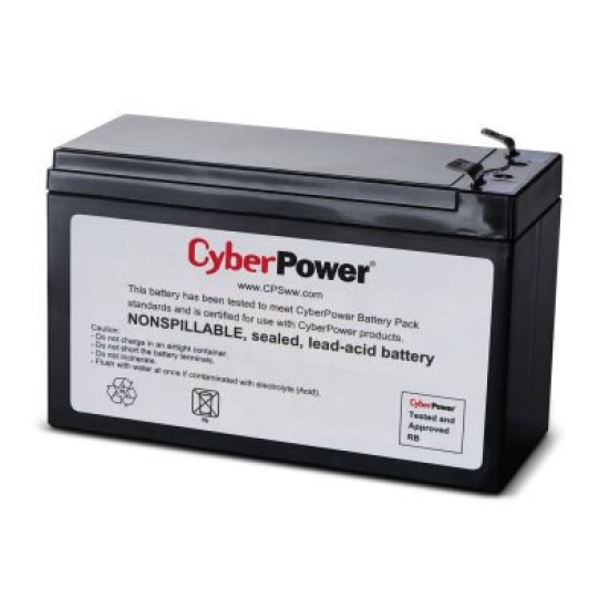 Batería de Reemplazo CyberPower - 12V - RB1270B