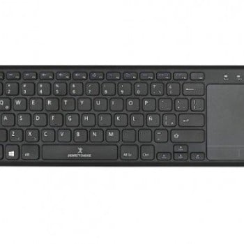 Teclado Perfect Choice Inalámbrico con Touch Pad Negro Modelo PC-201021