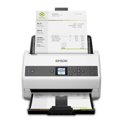 Escáner Epson WorkForce DS-870 - 65ppm - 600dpi - USB 3.0 - Dúplex - Blanco - B11B250201