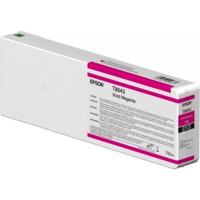 Tinta Epson T804300 - Magenta Vivo - 700ml - T804300