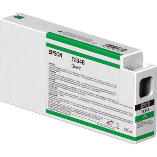 Tinta Epson T834B00 Verde 150Ml. - T834B00