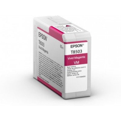 Tinta Epson T850 UltraChrome - Magenta Vivo - 80ml - T850300