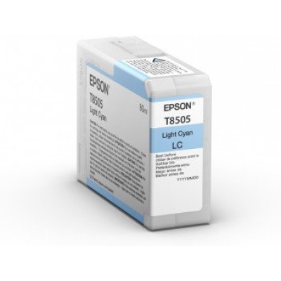Tinta Epson T850 UltraChrome - Cian Claro - 80ml - T850500 Tinta Epson T850 UltraChrome - Cian Claro - 80ml - T850500