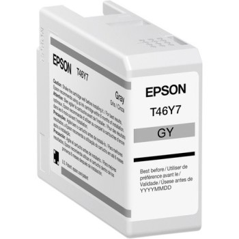 Tinta Epson T46Y - Gris - 50ML - T46Y700