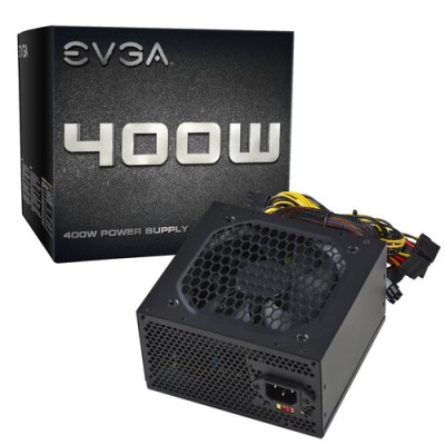 Fuente de Poder EVGA - 400W - ATX - 24 Pines - SATA - Molex - PCI-Express - 100-N1-0400-L1