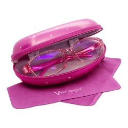 Lentes de Protección Vorago KG-200 PK para PC/Tablet Kids, Antiluz Azul con Estuche