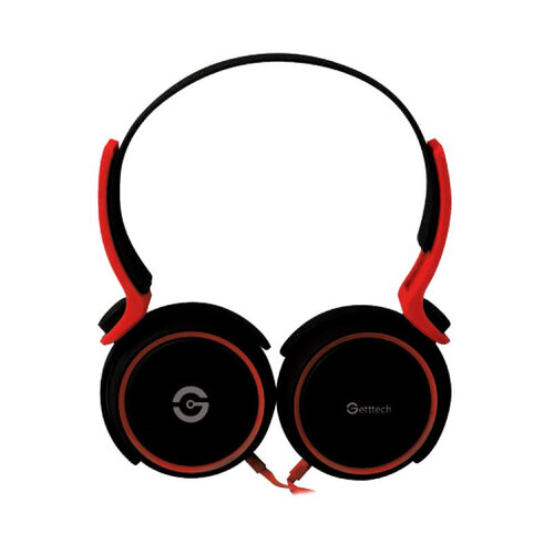 Audífonos Getttech GH-2540R Alámbricos con Micrófono 1.5 Metros Color Rojo Audífonos Getttech GH-2540R Alámbricos con Micrófono 1.5 Metros Color Rojo