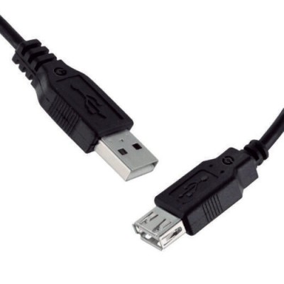 Cable Getttech Jl 3520 Usb Macho/Hembra 1.5 M Negro - JL-3520