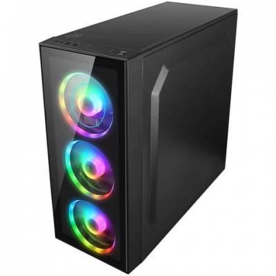 Gabinete Gamer Balam Rush Dragonfly Atx/Micro Atx/Mini Itx Panel Lateral Negro - BR-929561