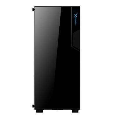 Gabinete Gamer Xzeal Xz130 Media Torre Atx/Micro Atx/Mini Itx 3 Ventiladores Panel Lateral Negro - XZCGB06B