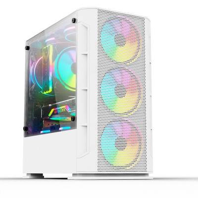 Gabinete Gamer Yeyian Haizen 2500 Micro Atx/Mini Atx 3X Ventiladores Panel Lateral Blanco - YCH-042820