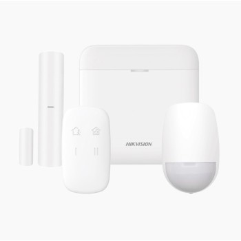 Kit de Alarma Hikvision AX PRO - Hub - Sensor PIR - Contacto Magnetico- Control Remoto - Wi-Fi - DS-PWA48-K
