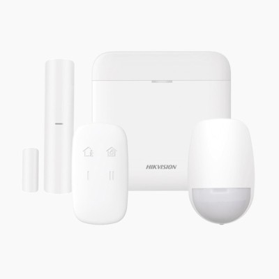 Kit de Alarma Hikvision AX PRO - Hub - Sensor PIR - Contacto Magnetico- Control Remoto - Wi-Fi - DS-PWA48-K