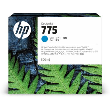 Cartucho de Tinta HP 775 - Cian - Original - (1XB17A) - 1XB17A