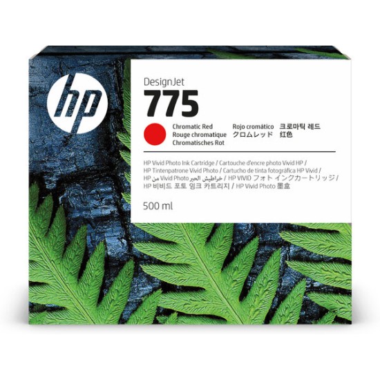 Tinta HP 775 - Rojo Cromático - 500ml - 1XB20A