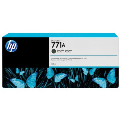 Cartucho de Tinta HP 771A - Negro Mate - Original - (B6Y15A) - B6Y15A Cartucho de Tinta HP 771A - Negro Mate - Original - (B6Y15A) - B6Y15A