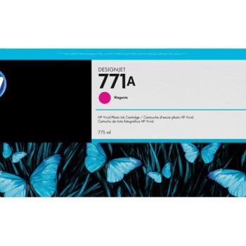 Cartucho de Tinta HP 771A Magenta Original para Impresoras DesignJet - Modelo B6Y17A