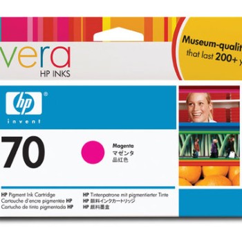 Cartucho de Tinta HP 70 Magenta Original para DesignJet - Modelo C9453A