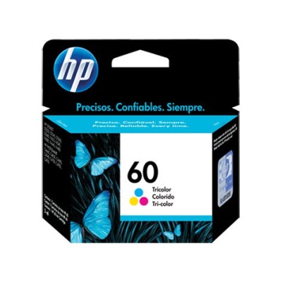 Cartucho de Tinta HP 60 - Tricolor - Original - (CC643WL) - CC643WL