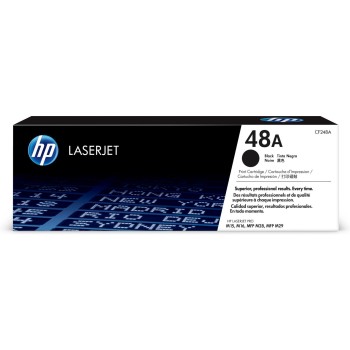 Cartucho de Tóner HP 48A Negro Original para LaserJet Pro M15, M28, M29 - Modelo CF248A