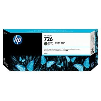 Cartucho de Tinta HP 726 - Negro Mate - Original - (CH575A) - CH575A