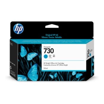 Cartucho de Tinta HP 730 - Cian - Original - (P2V62A) - P2V62A