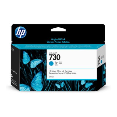 Cartucho de Tinta HP 730 - Cian - Original - (P2V62A) - P2V62A