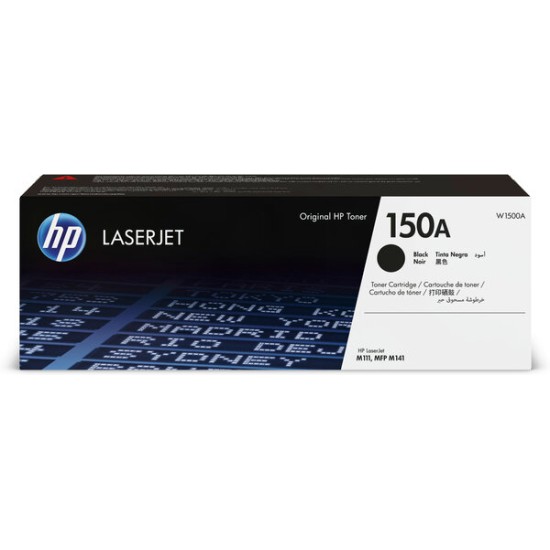 Cartucho de Tóner HP 150A - Negro - LaserJet -975 paginas-Original (W1500A) - W1500A