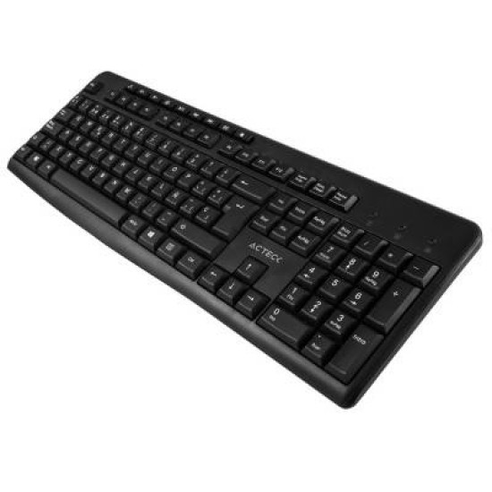 Kit De Teclado Y Mouse Acteck Kt28 Inalámbrico Receptor Usb Multimedia Negro - AC-931748