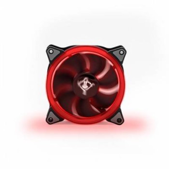 Ventilador Yeyian Typhoon 120Mm 1500 Rpm Negro Led Rojo 3 Piezas - YCT-050720R
