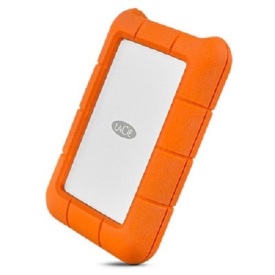 Disco Duro Externo LaCie Rugged - 2.5" - 1TB - USB 3.0 - para Mac - Plata/Naranja - STFR1000800