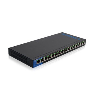 Switch Linksys LGS116P - 16 Puertos - Gigabit - No Gestionado - LGS116P