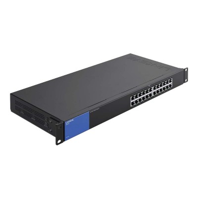Switch Gigabit Linksys Lgs124 De 24 Puertos 10/100/1000 Mbps. - LGS124