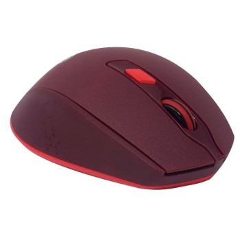 Mouse Naceb Na 0119R Inalámbrico 6 Botones Rojo - NA-0119R